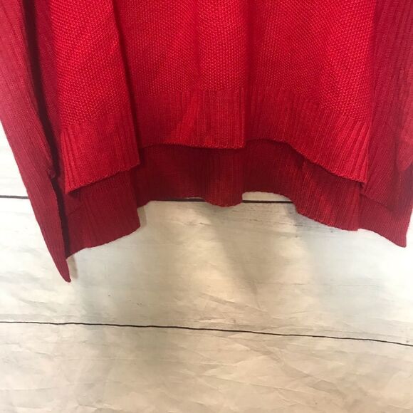 Avenue 3/4 Sleeve Hi-Lo Sweater| Red| Size 18/20 - Picture 4 of 9